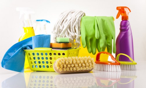 Local commercial cleaning service for a business building in E16