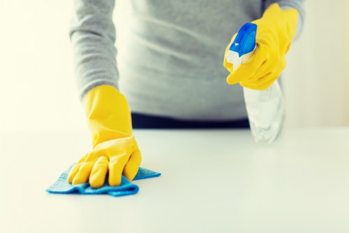 Commercial shopfront and office window cleaning in E16