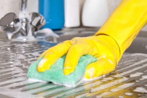Cleaning equipment used for hard floor care in E16